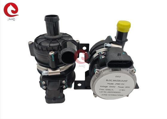 JUNQI điện áp thấp 12VDC 80W Bơm nước làm mát xe buýt điện Bơm nước điện tử lưu thông cho xe năng lượng mới