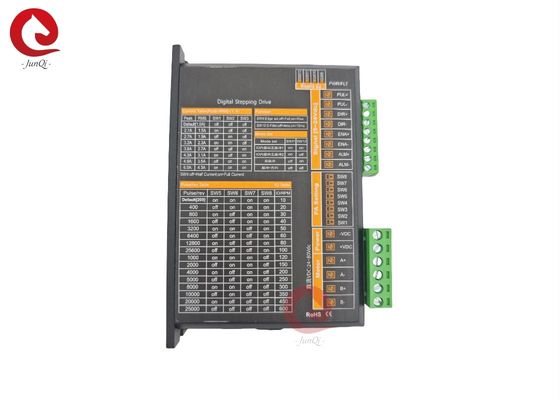 Trình điều khiển động cơ bước 2 pha JQ6A 24-80VDC 1-6A Bộ điều khiển động cơ bước cho Nema17 Nema 23 Nema34