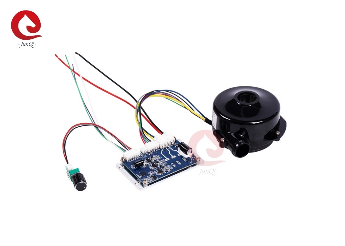 JUNQI 24V 24000rpm 57m3/h Dòng không khí áp suất cao không chải DC Fan cho máy lọc không khí
