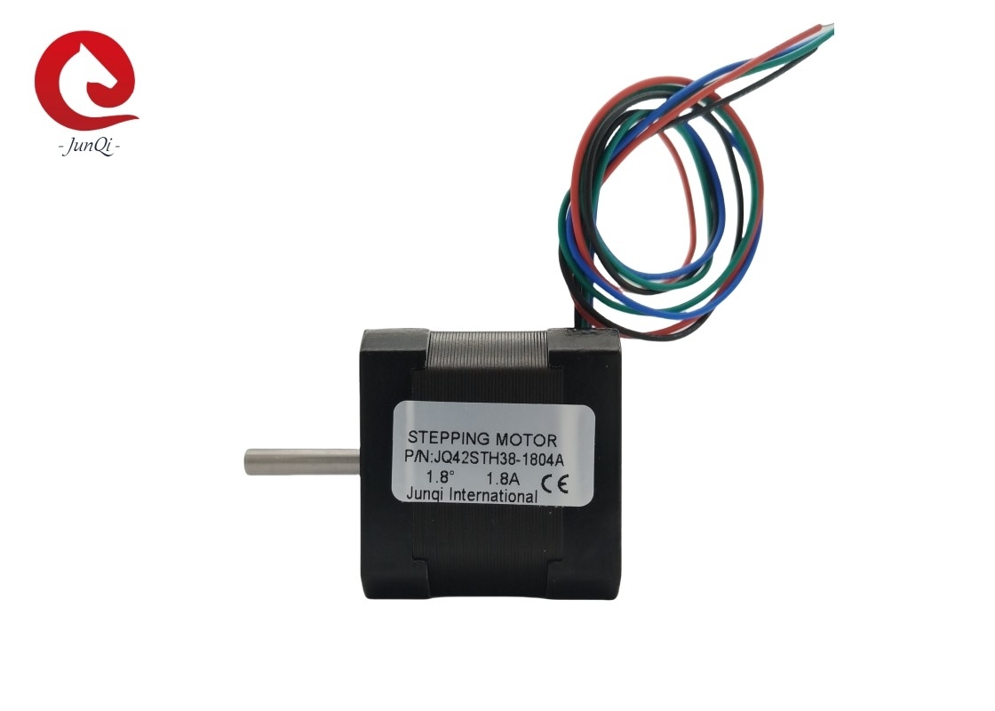 JQ42STH38-1804A 4-Lead Nema17 Stepper Motor 38mm Độ dài 1.8A 0.4Nm Cho laser CNC và máy in 3D