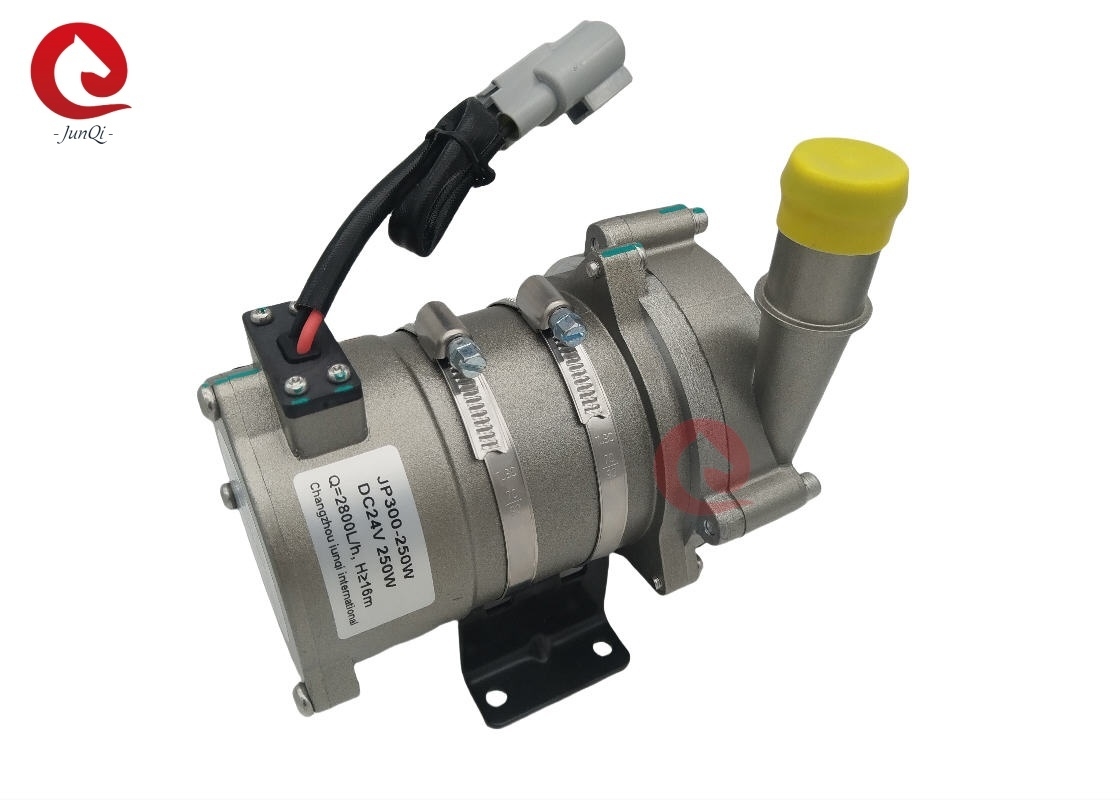 Bơm nước xe buýt điện JUNQI JP300-250W 24V Bơm tuần hoàn nước xe buýt chở khách năng lượng mới 2800L/h, cột áp 16m